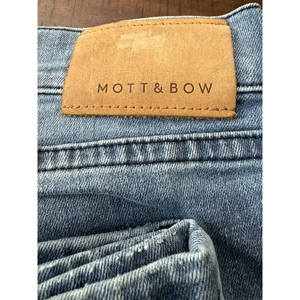 Mott & Bow Crosby Slim Fit Jeans Mens 40x30 Blue Stretch Denim Pants #EF4-5